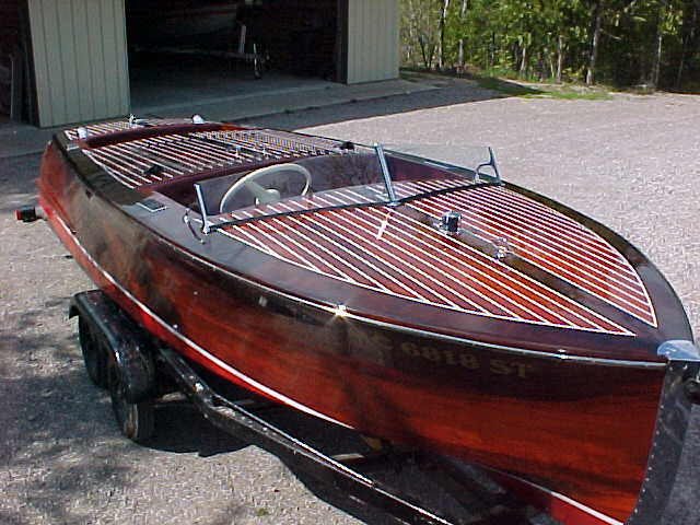 Classic Mahogany Runabout