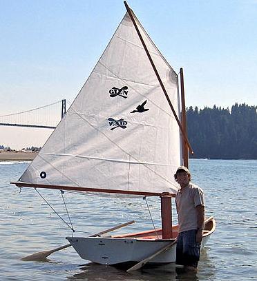 stitch & glue sailboat