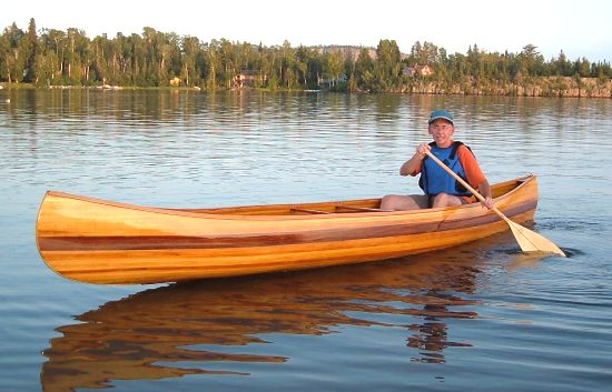 strip planked canoe boat plans