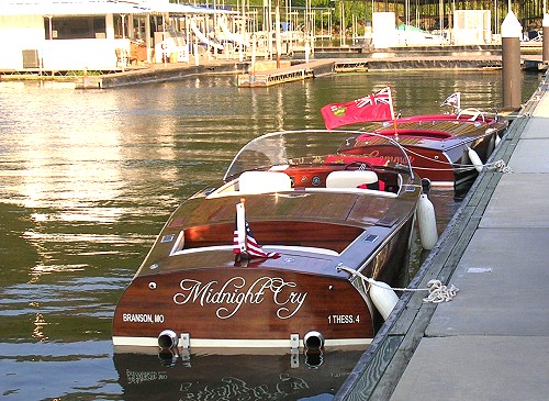 mahogany runabout